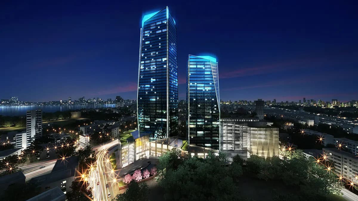 Kohinoor Square Towers, Mumbai, India – lighting design by GA