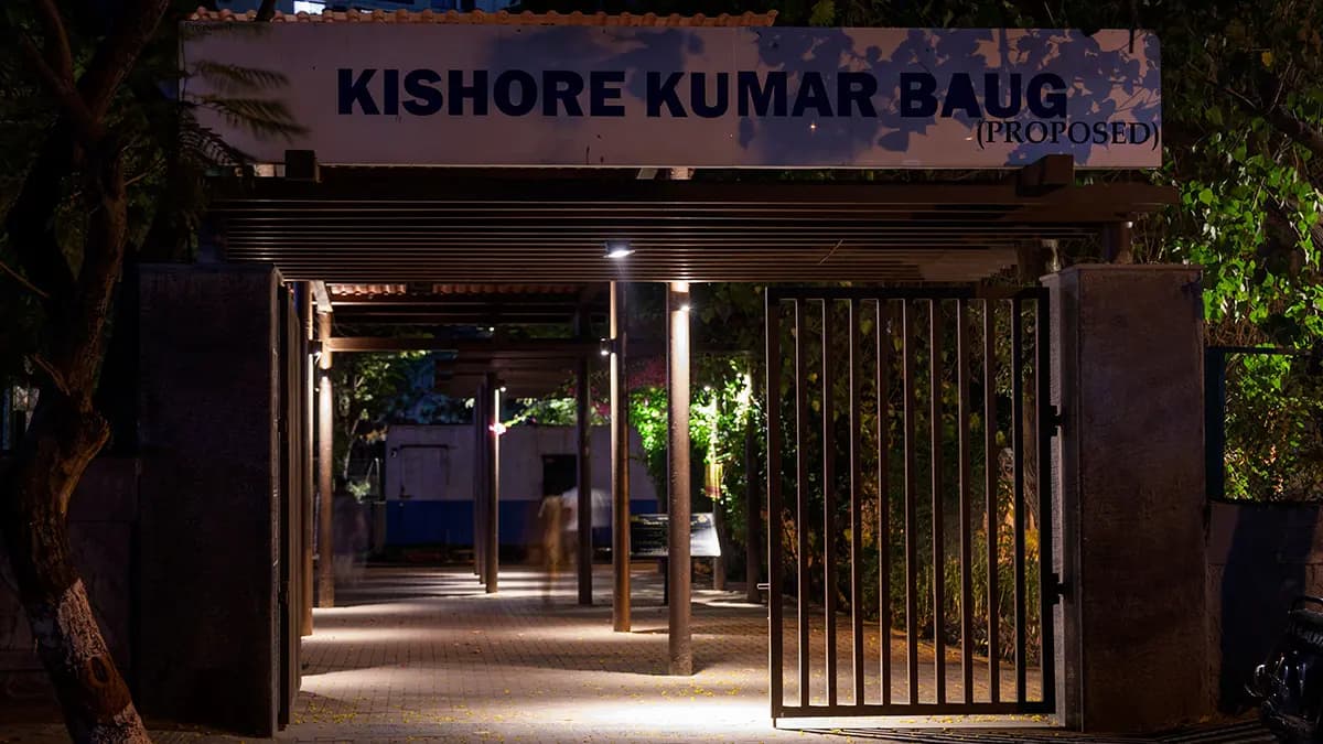 Kishore Kumar Baugh Beautification, Mumbai, Maharashtra, India – lighting design by GA